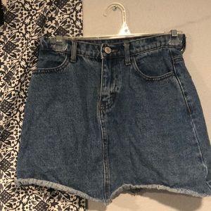 brandy melville jeanskirt